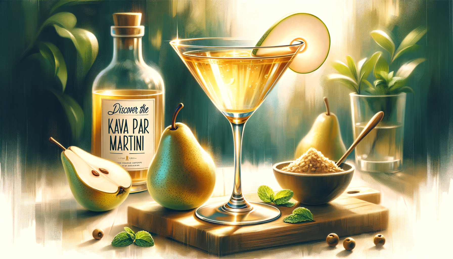 Shaken, Not Stirred: Discover the Magic of the Kava Pear Martini